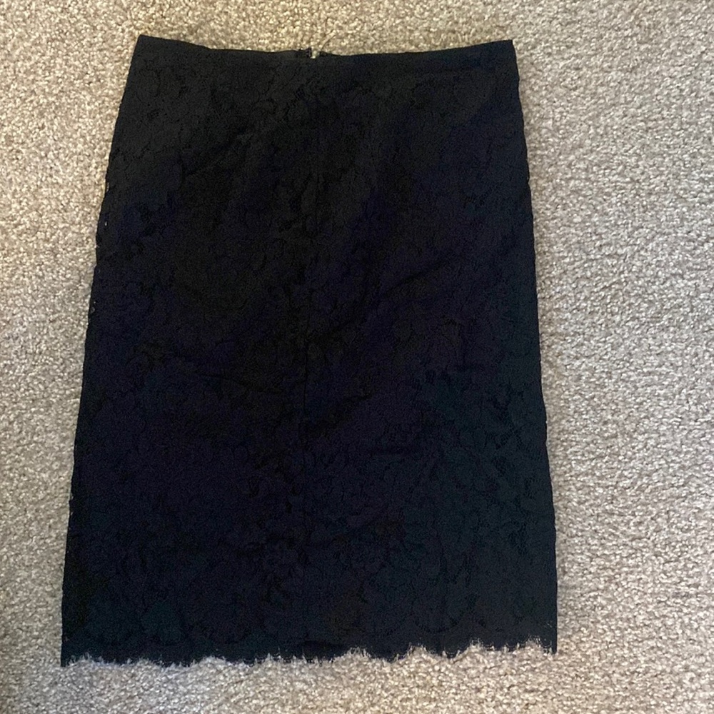 Black lace Brooks Brothers skirt
